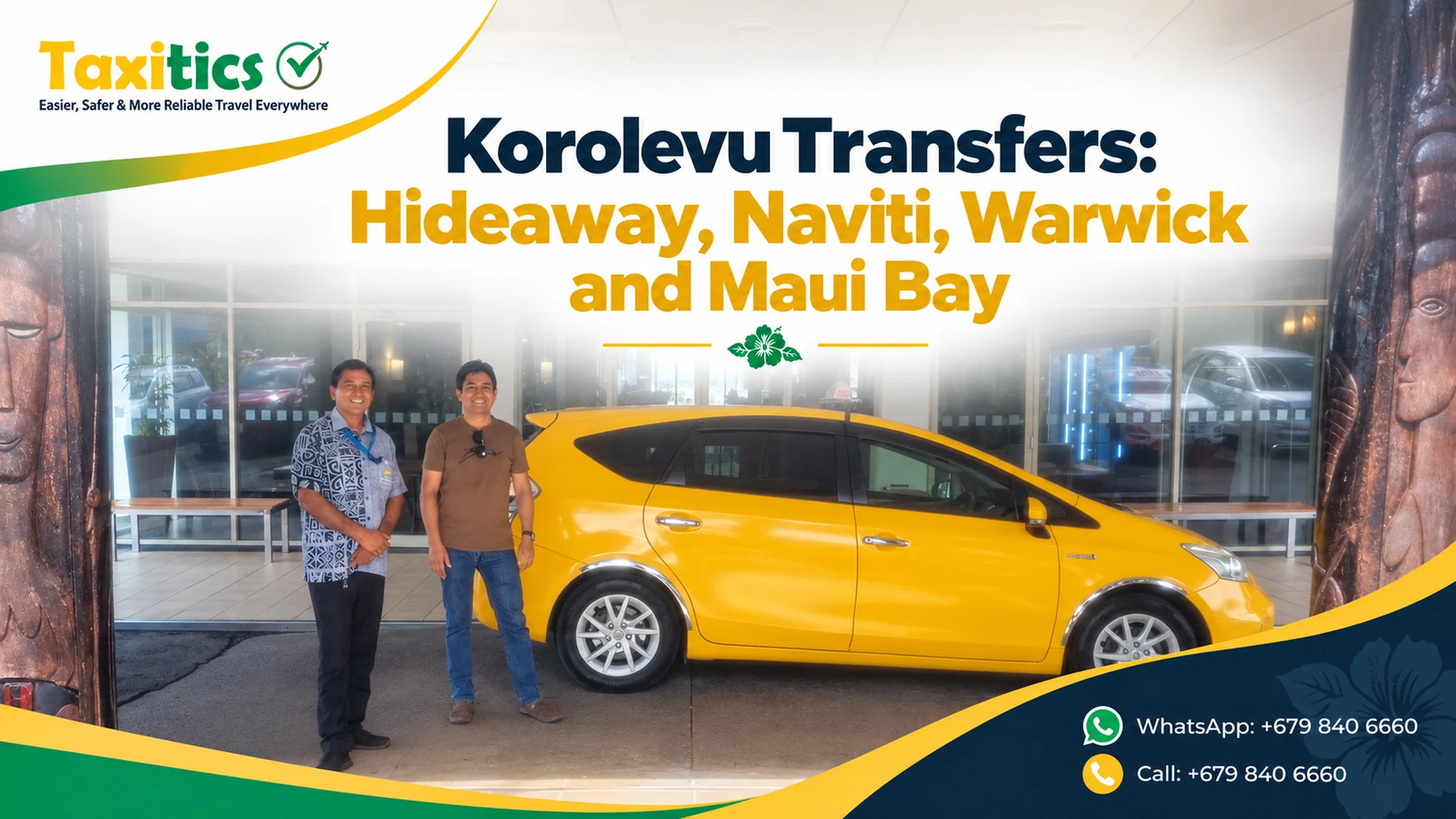 Korolevu Transfers: Hideaway, Naviti, Warwick and Maui Bay