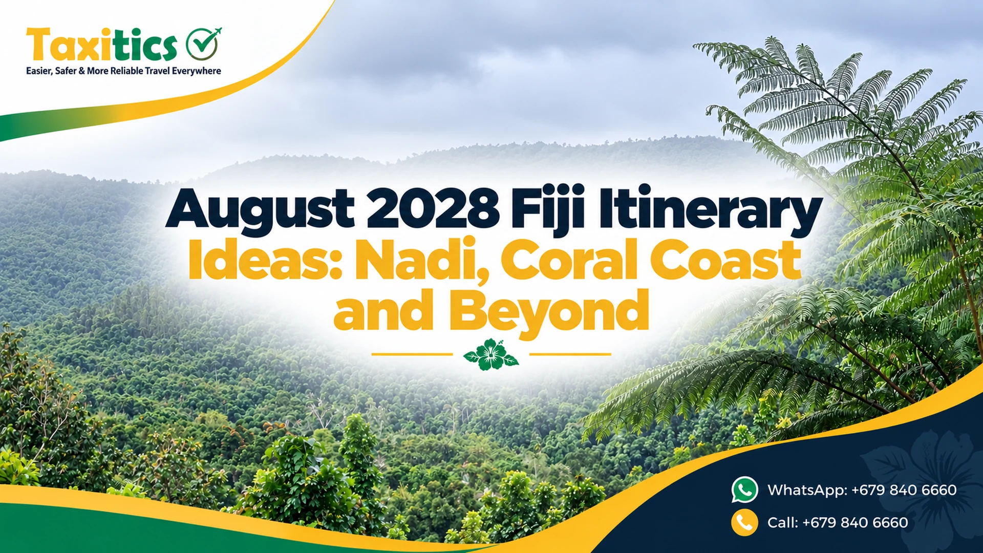 August 2028 Fiji Itinerary Ideas: Nadi, Coral Coast and Beyond