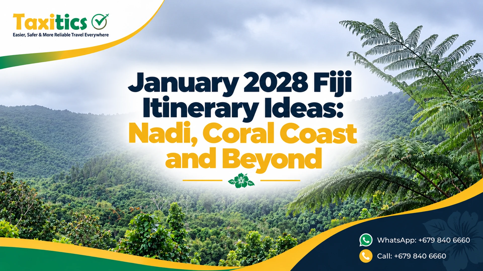 January 2028 Fiji Itinerary Ideas: Nadi, Coral Coast and Beyond