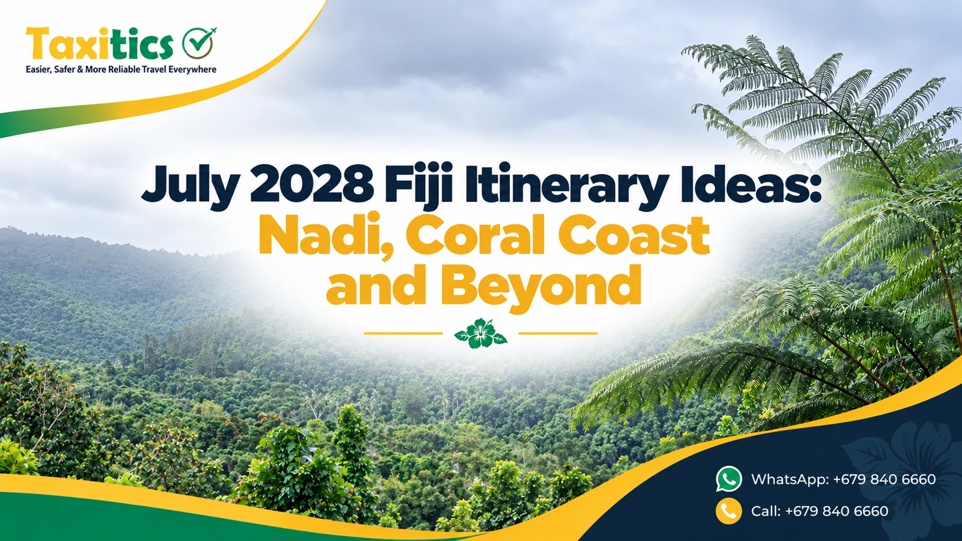 July 2028 Fiji Itinerary Ideas: Nadi, Coral Coast and Beyond