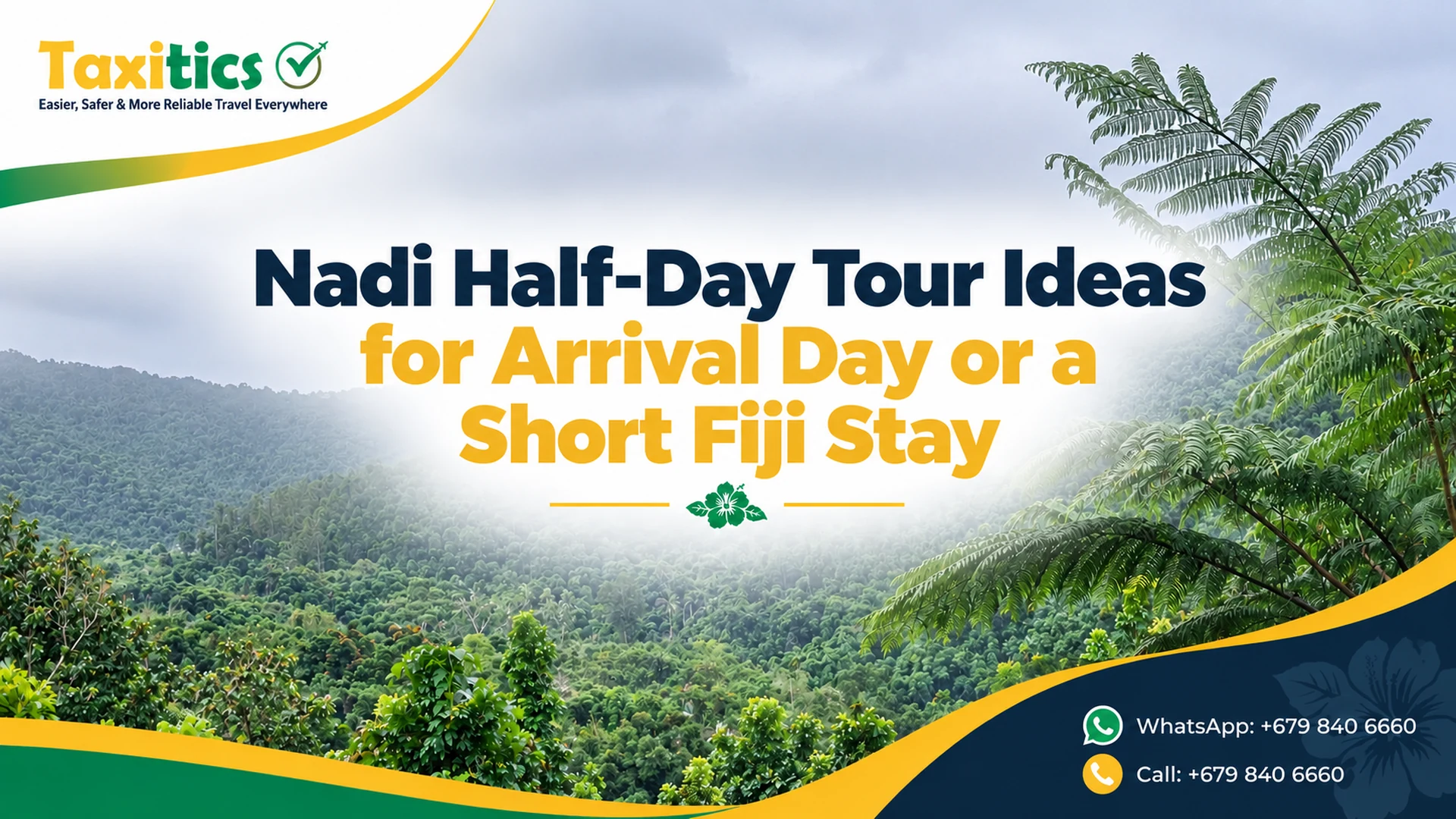Nadi Half-Day Tour Ideas for Arrival Day or a Short Fiji Stay