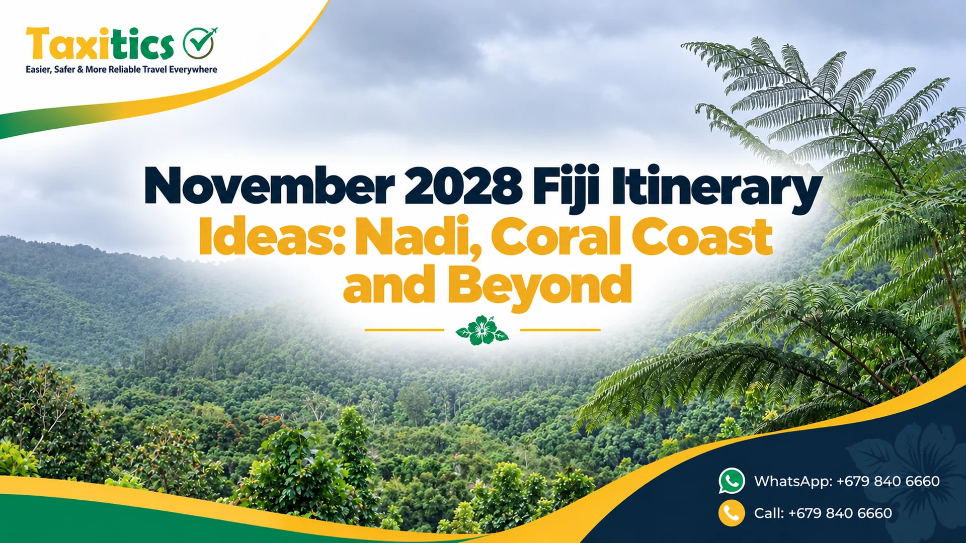 November 2028 Fiji Itinerary Ideas: Nadi, Coral Coast and Beyond