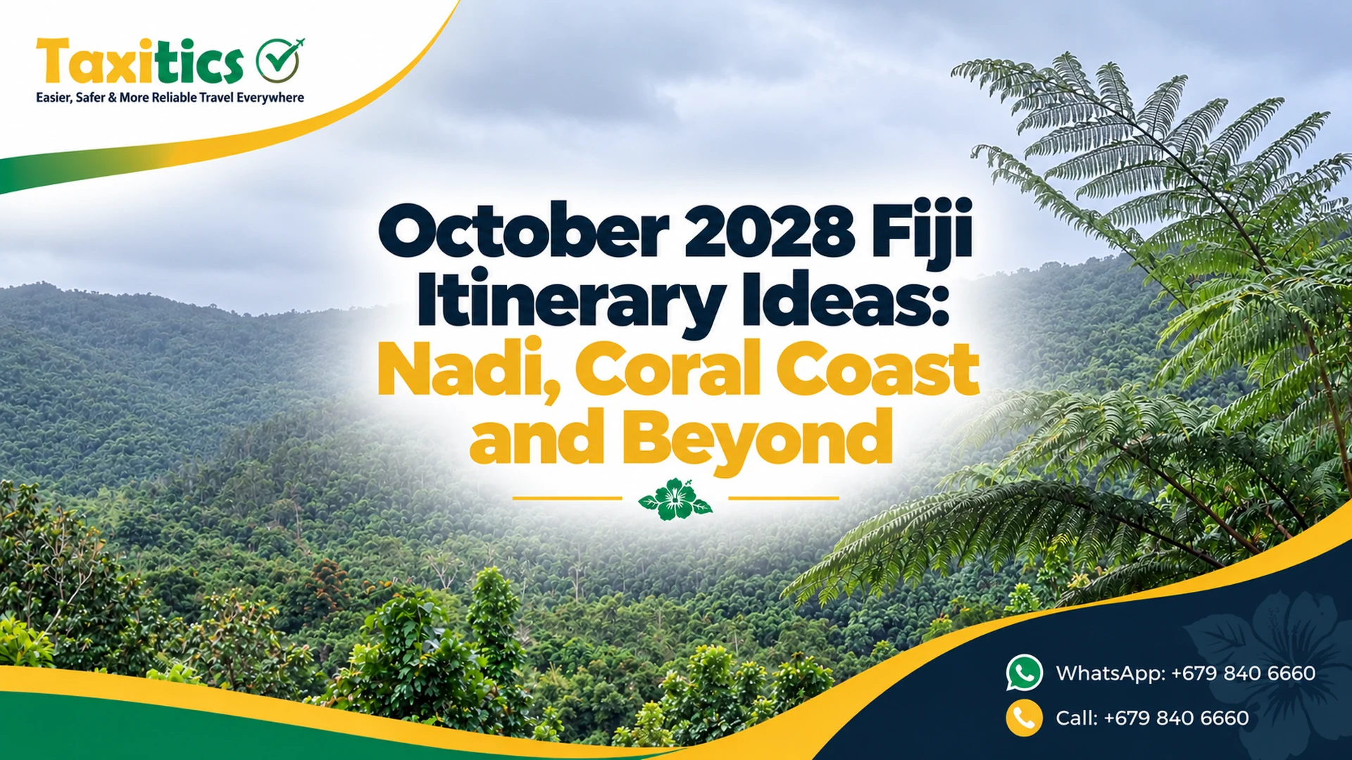 October 2028 Fiji Itinerary Ideas: Nadi, Coral Coast and Beyond