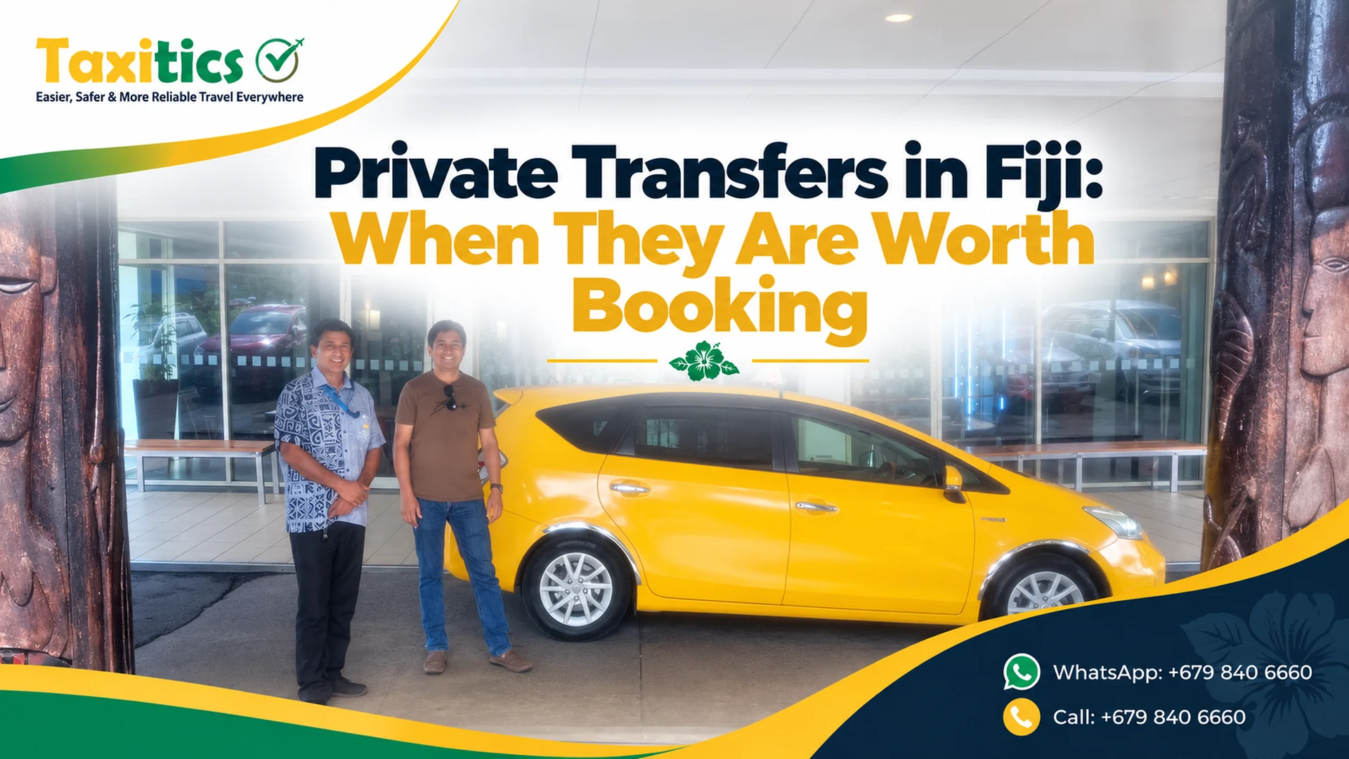 Taxitics Fiji article cover: Private Transfers in Fiji: When They Are Worth Booking